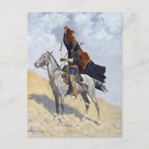 Carte Postale Guerrier amérindien Apache