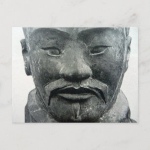 Carte Postale guerrier de face xi'an