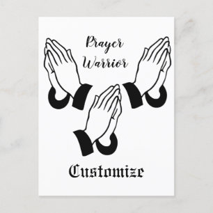 Carte Postale Guerrier de prière prier Thunder_Cove