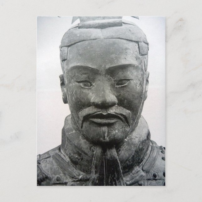 Carte Postale guerrier de xi'an (Devant)
