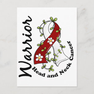 Carte Postale Guerrier du cancer de la tête et du cou 15