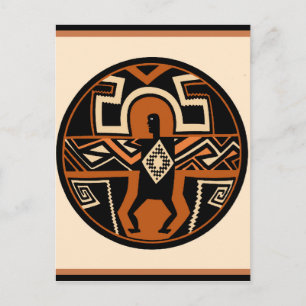 Carte Postale Guerrier Mimbres