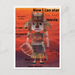 Carte Postale Guerrier Samouraï