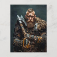 Guerrier Viking dans une tenue authentique