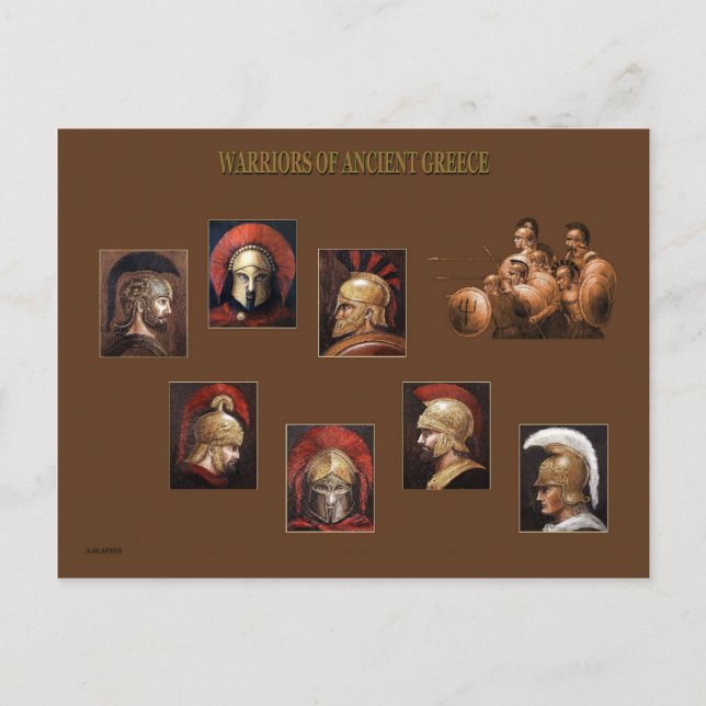 Carte Postale Guerriers anciens (Devant)