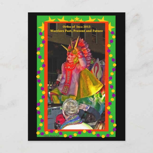 Carte Postale Guerriers inca (Devant)
