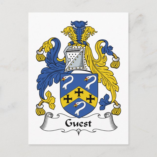 Carte Postale Guest Family Crest (Devant)