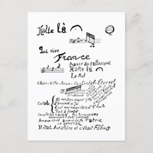 Carte Postale Guillaume Apollinaire, Venu de Dieuze