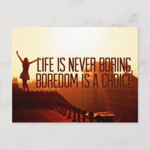 Carte Postale Guillemets inspirants et motivants