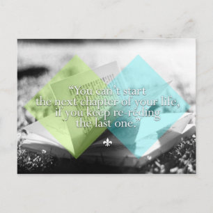Carte Postale Guillemets inspirants et motivants