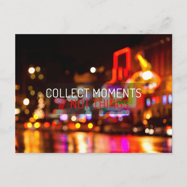 Carte Postale Guillemets inspirants et motivants (Devant)