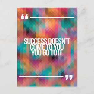 Carte Postale Guillemets inspirants et motivants