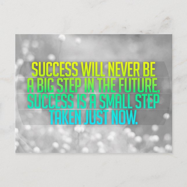 Carte Postale Guillemets inspirants et motivants (Devant)