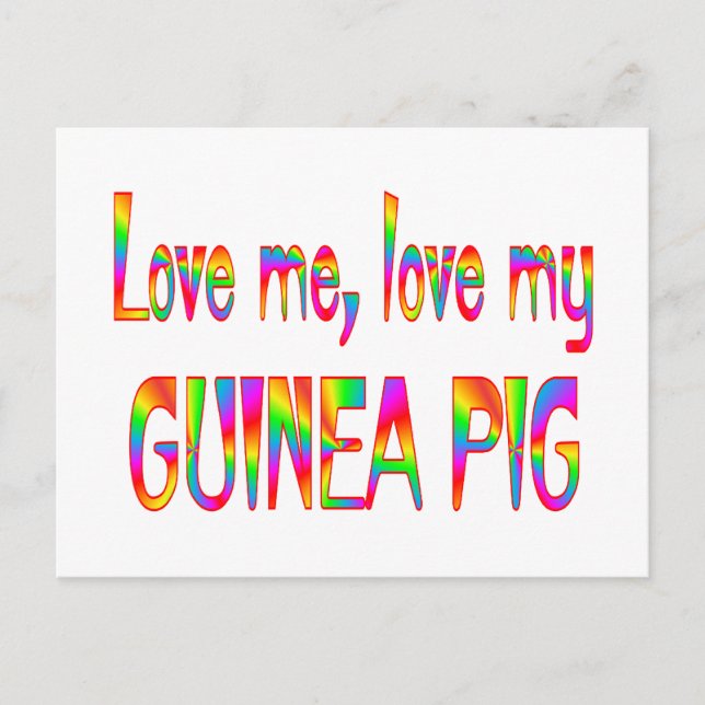 Carte Postale Guinée amour du porc (Devant)