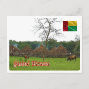 Carte Postale Guinée-Bissau - Village typique -