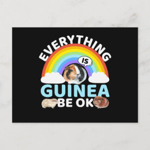 Carte Postale Guinée Pig - Guinée Soyez OK, Encouragement