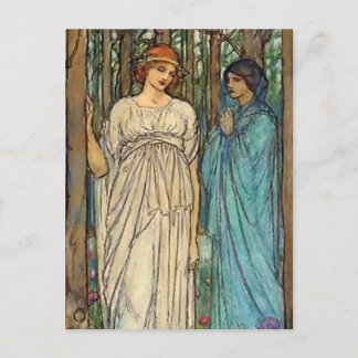 Carte Postale "Guinevere" Fairy Art de Florence Harrison
