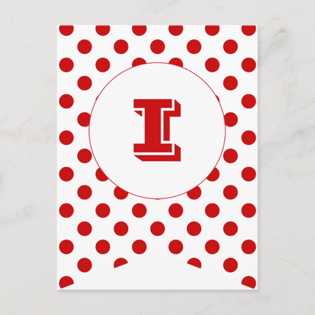 Carte Postale Guirlande de drapeaux pour fête Carnaval Rouge Ban (Devant)