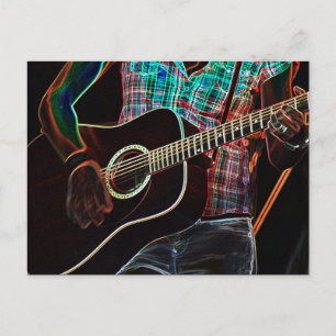 Carte Postale Guitare 1 pccnm