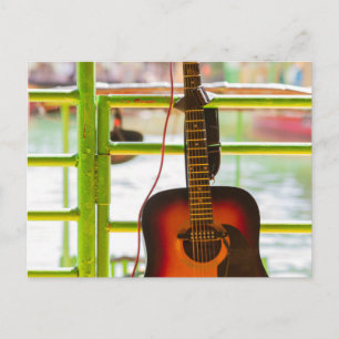 Carte Postale Guitare Acoustique Belle