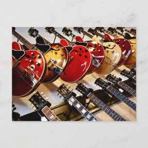 Carte Postale Guitare Acoustique Merveilleuse