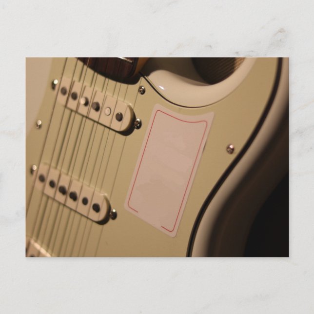Carte Postale Guitare acoustique mignonne (Devant)
