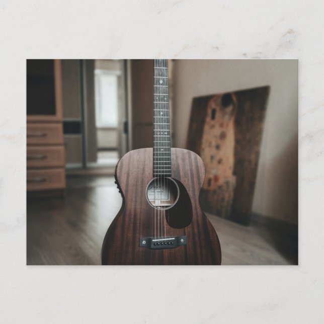 Carte Postale Guitare basse Cool (Devant)