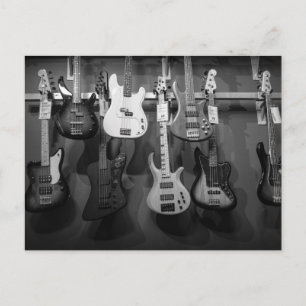Carte Postale Guitare basse magnifique