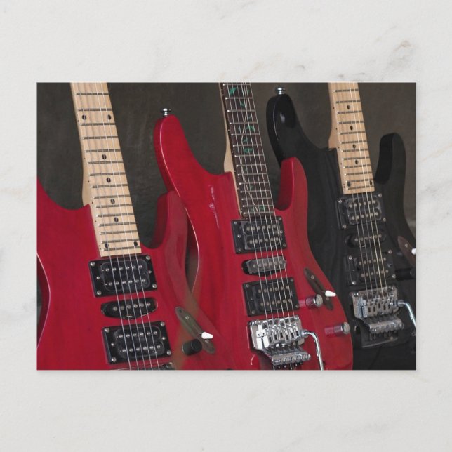 Carte Postale Guitare basse magnifique (Devant)