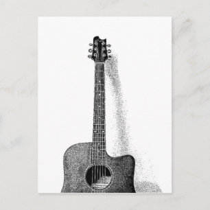 Carte Postale Guitare classique