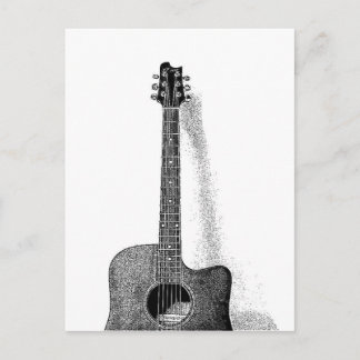 Carte Postale Guitare classique