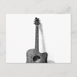 Carte Postale Guitare classique