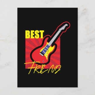 Carte Postale Guitare du meilleur ami