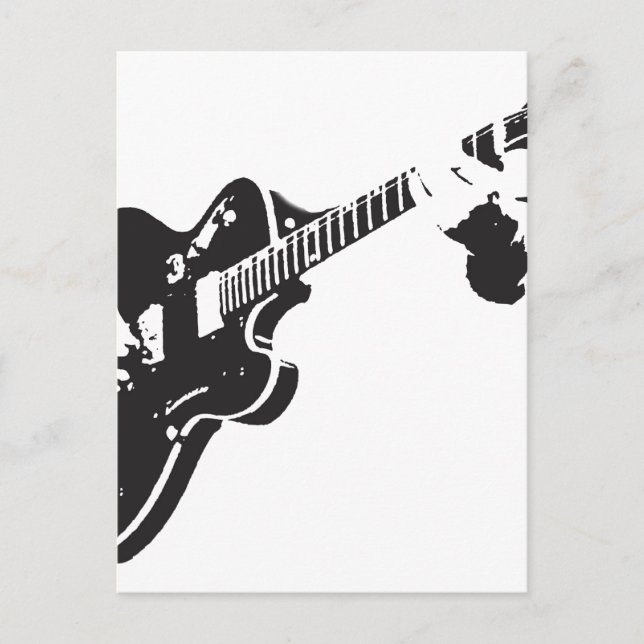 Carte Postale Guitare électrique (Devant)