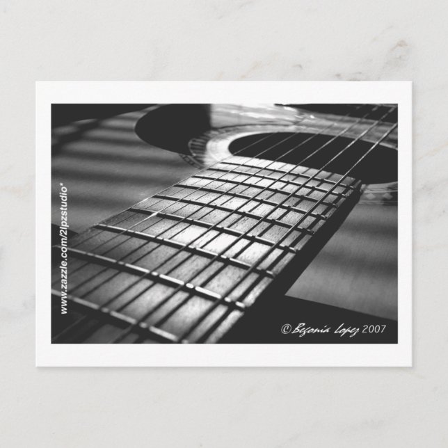 Carte Postale Guitare espagnole 01 (Devant)