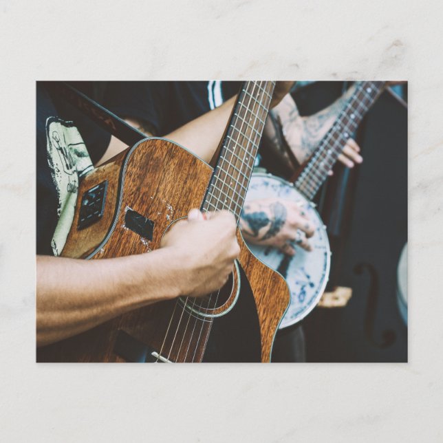 Carte Postale Guitare Exceptionnelle (Devant)