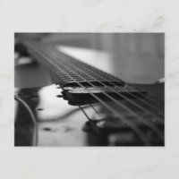 Guitare noire et blanche