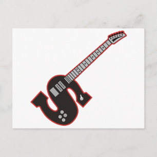 Carte Postale Guitare S