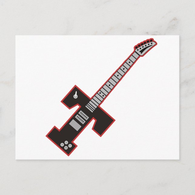 Carte Postale Guitare T (Devant)