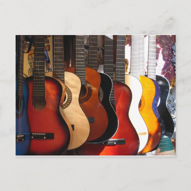 Carte Postale Guitares (Devant)