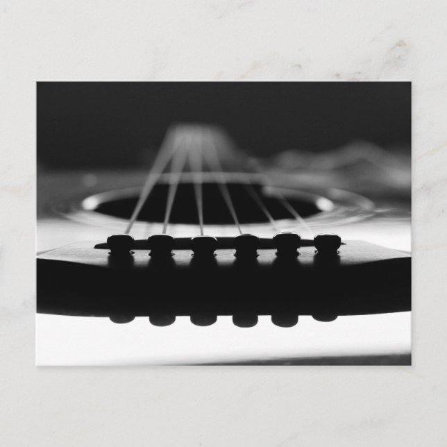 Carte Postale Guitares acoustiques (Devant)