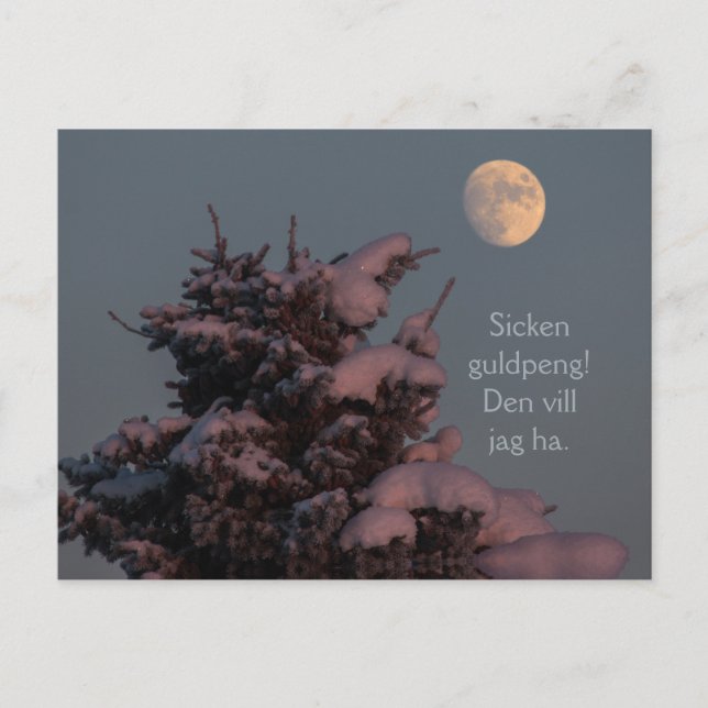 Carte Postale Guldpeng de poulet ! Grantrollet och månen CC0831 (Devant)