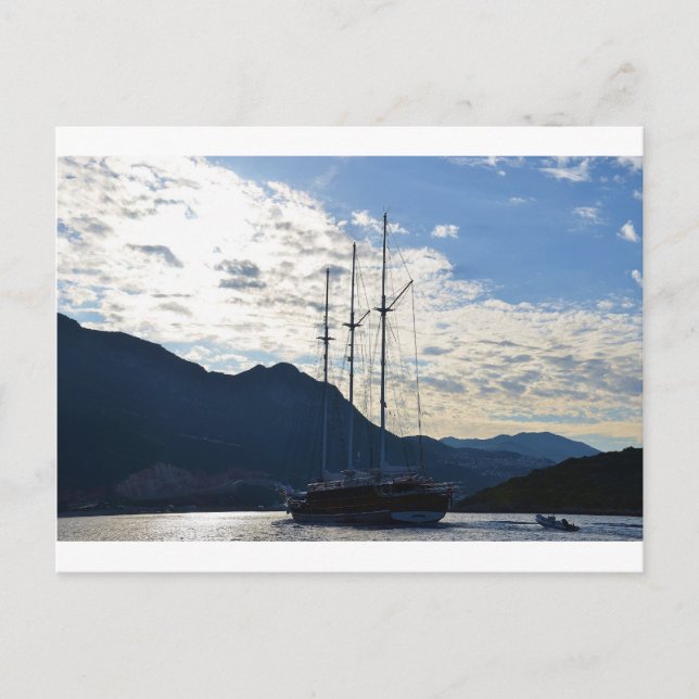 Carte Postale Gulet turc à Kas (Devant)