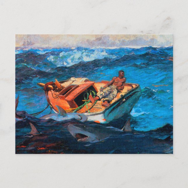 Carte Postale Gulf Stream par Winslow Homer (Devant)