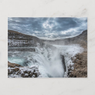 Carte Postale Gullfoss Waterfall, Iceland