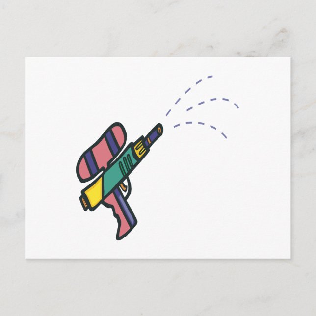 Carte Postale Gun d'eau (Devant)