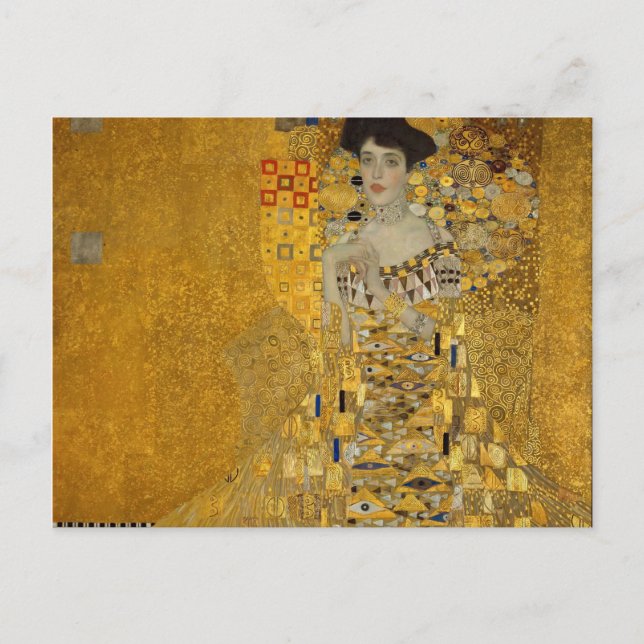 Carte Postale Gustav Klimt - Adele Bloch-Bauer I (Devant)
