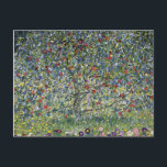 Carte postale Gustav Klimt Apple Tree<br><div class="desc">Carte postale Gustav Klimt Apple Tree. Peinture à l'huile sur toile de 1912. Un magnifique paysage de la période postérieure du Klimt. Un grand cadeau pour les amateurs de peinture paysagère,  pommiers,  art nouveau et Gustav Klimt.</div>