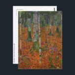 Carte Postale Gustav Klimt - Bois de bouleau<br><div class="desc">Bois de bouleau - Gustav Klimt,  Huile sur toile,  1903</div>