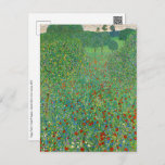 Carte Postale Gustav Klimt - Champ de pavot<br><div class="desc">Champ de pavot / Champ de pavots - Gustav Klimt,  Huile sur toile,  1907</div>